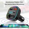 Bluetooth Автомобильный FM-трансмиттер с MP3-плеером P4 и быстрой зарядкой QC3.0