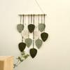 Гобелен Бохо Настенное Украшение Настенные Подвески Ручное Плетение Хлопковая Веревка Листья Настенные Подвески Нордический Ins Украшения для Комнаты Современный
