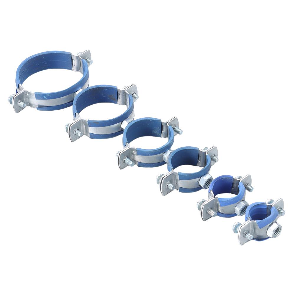 1Pcs Fastener Hardware Round Hose Clamp Pipe Fitting Expansion Screw Suspension Pipe Holder 20/25/32/40/50/63mm PPR/PVC