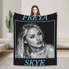 Freya Skye Pop Singer Soft Flannel Throw Blanket for Sofa Chair Bed  Winter Travel Car Blanket Patterned Bedspread