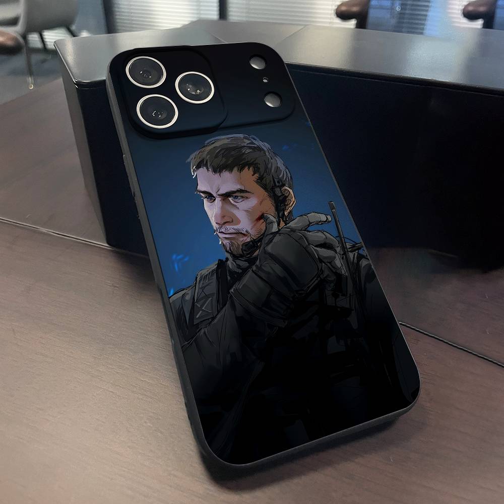C-Chris R-Redfield Phone Case For iPhone 15,16,17,13,14,11,12,Pro,Max,Plus,E,Air,Mini Protect Shell