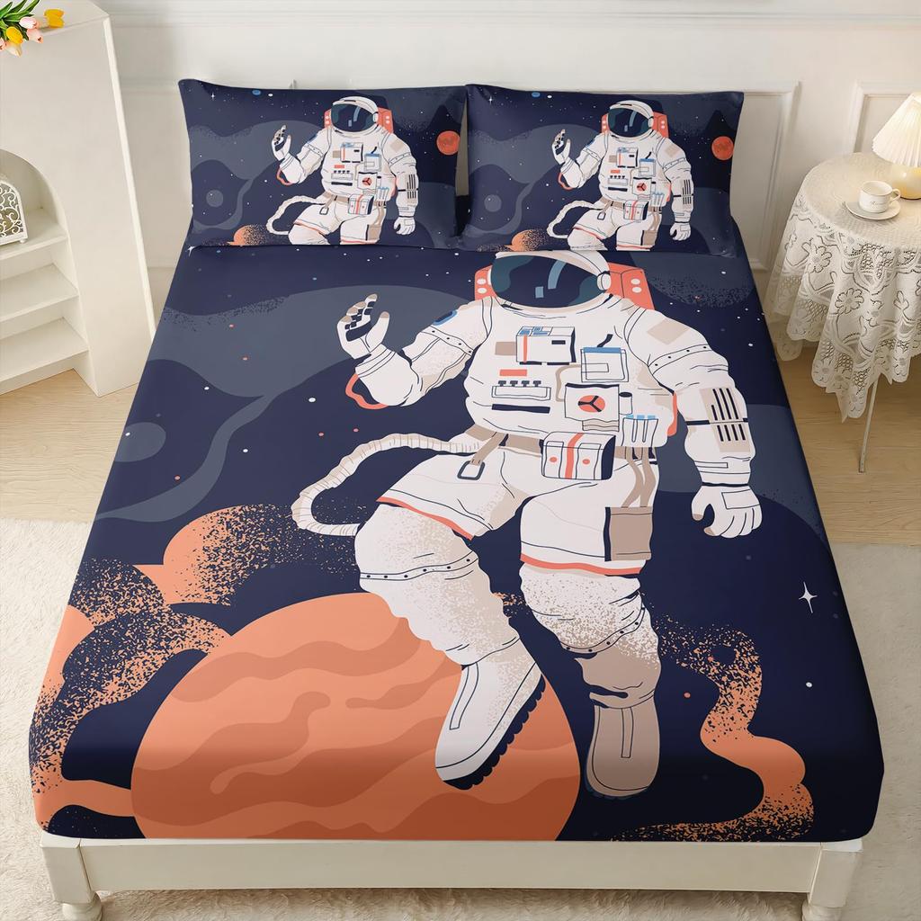 Простыня с рисунком личности для геймпада, трехкомпонентная, с цифровой печатью, трехкомпонентная простыня, детская, взрослая