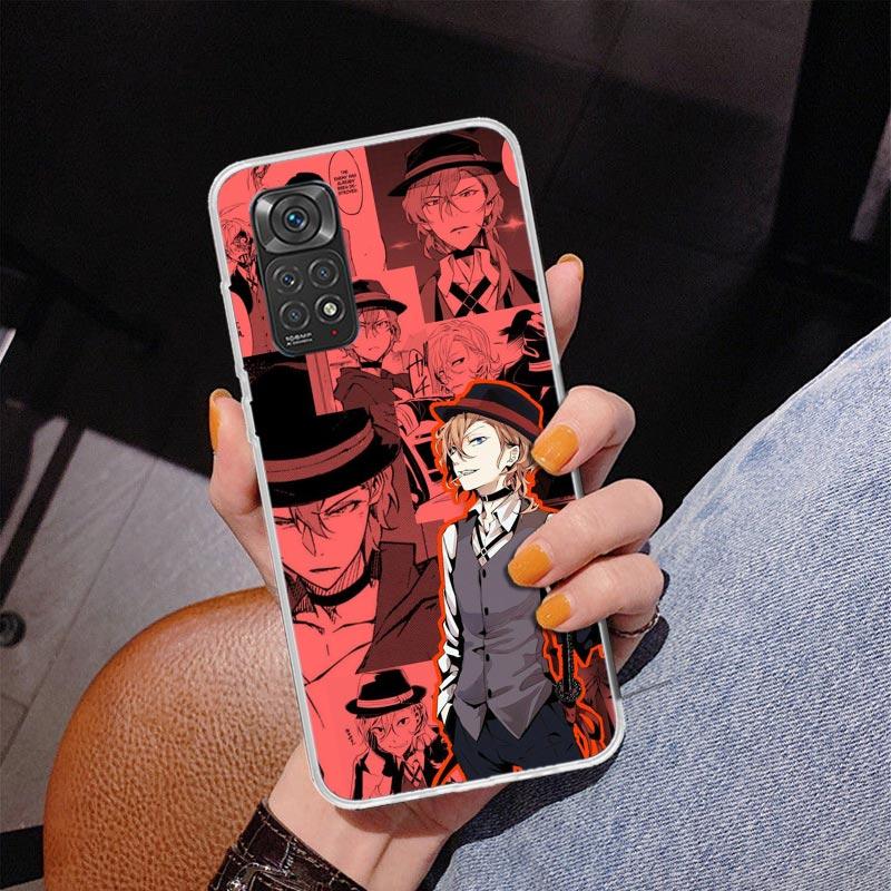 Чехол для телефона с изображением манги Bungo Stray Dogs для Xiaomi Redmi Note 15 14 14S 13 Pro Plus 12 12S 11S 11E 10S 10 11T 5G Unique
