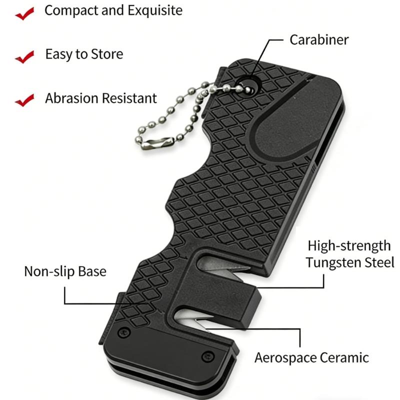 Portable Daggers Sharpener Multifunctional Outdoor Camping Daggers Sharpening Tool Hunting Kitchen Daggers Whetstone