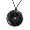 [K3051] - Black 'Mineralia' Necklace