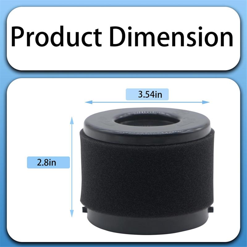 A74G-49-90-0160, 49-90-1951 Filters for Milwaukee Compact Vacuum 0882-20 M18, 2 Pack HEPA Filters and 4 Pack Foam Filters