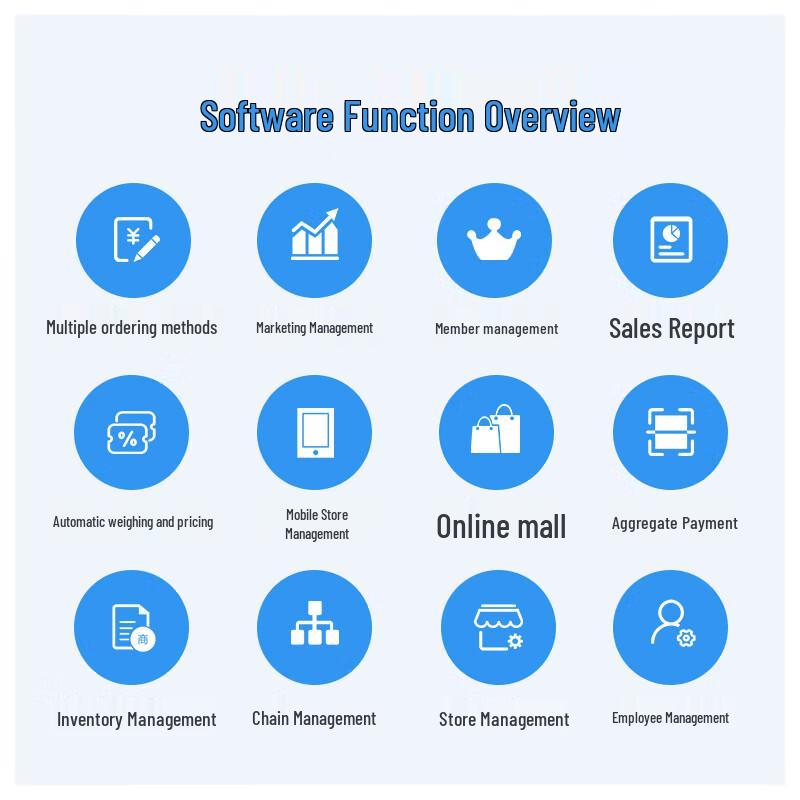 C8 Smart Dual AI Touchscreen Cash Register Scale (CN version)