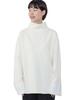 TEE Mock Neck Wide Sleeve Pullover IVORY ONE SIZE [Beams Heart] L/S Women's