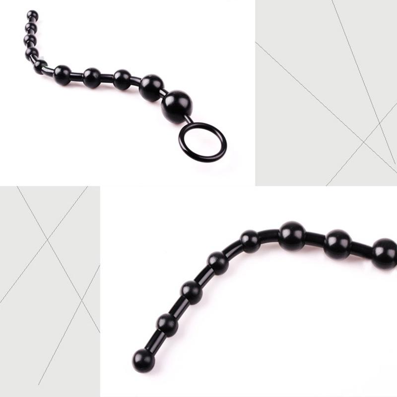Бусы сексуальная цепь оргазм влагалище Plug Play Pull Ring Ball Jelly Анальный инструмент унисекс