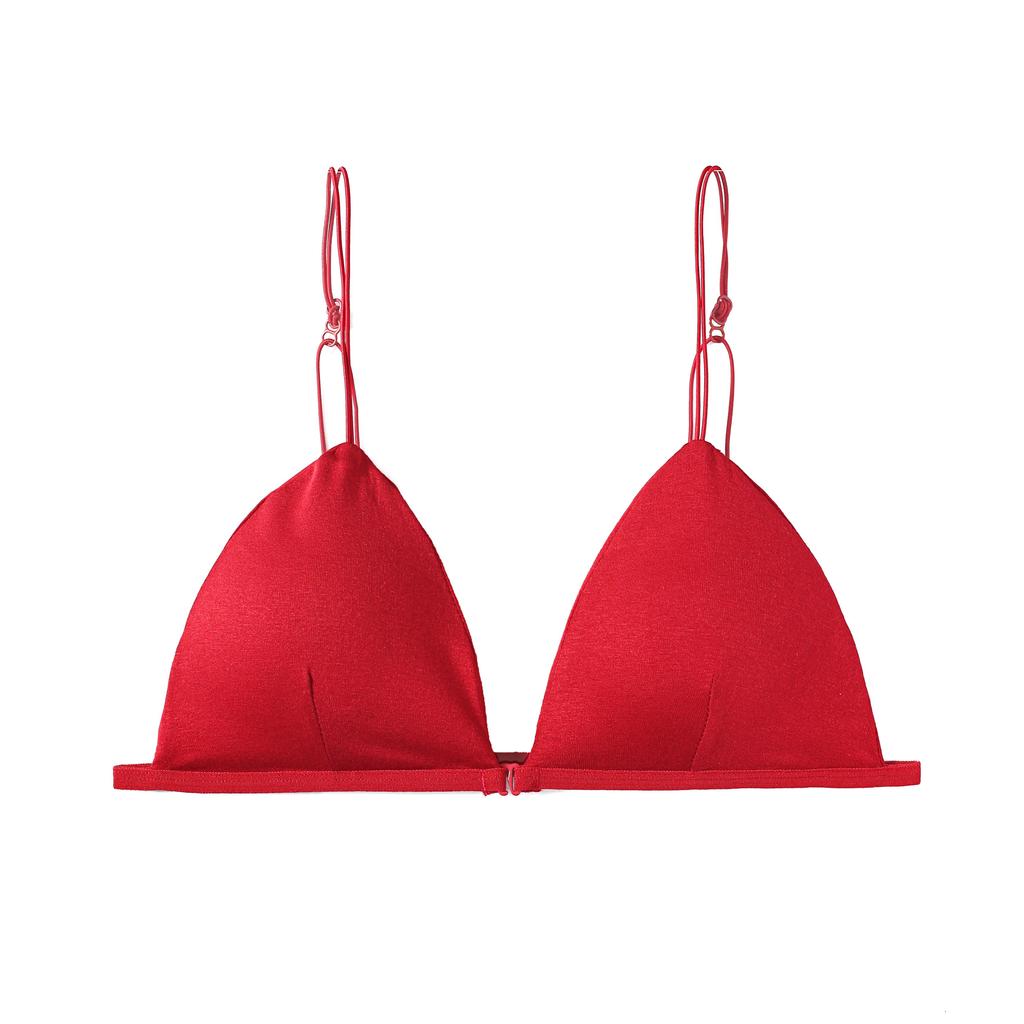 TERMEZY Женский сексуальный бюстгальтер с застежкой спереди, модное нижнее белье для девочек, французский бюстгальтер без косточек, удобное нижнее белье без стального кольца, дышащий бюстгальтер