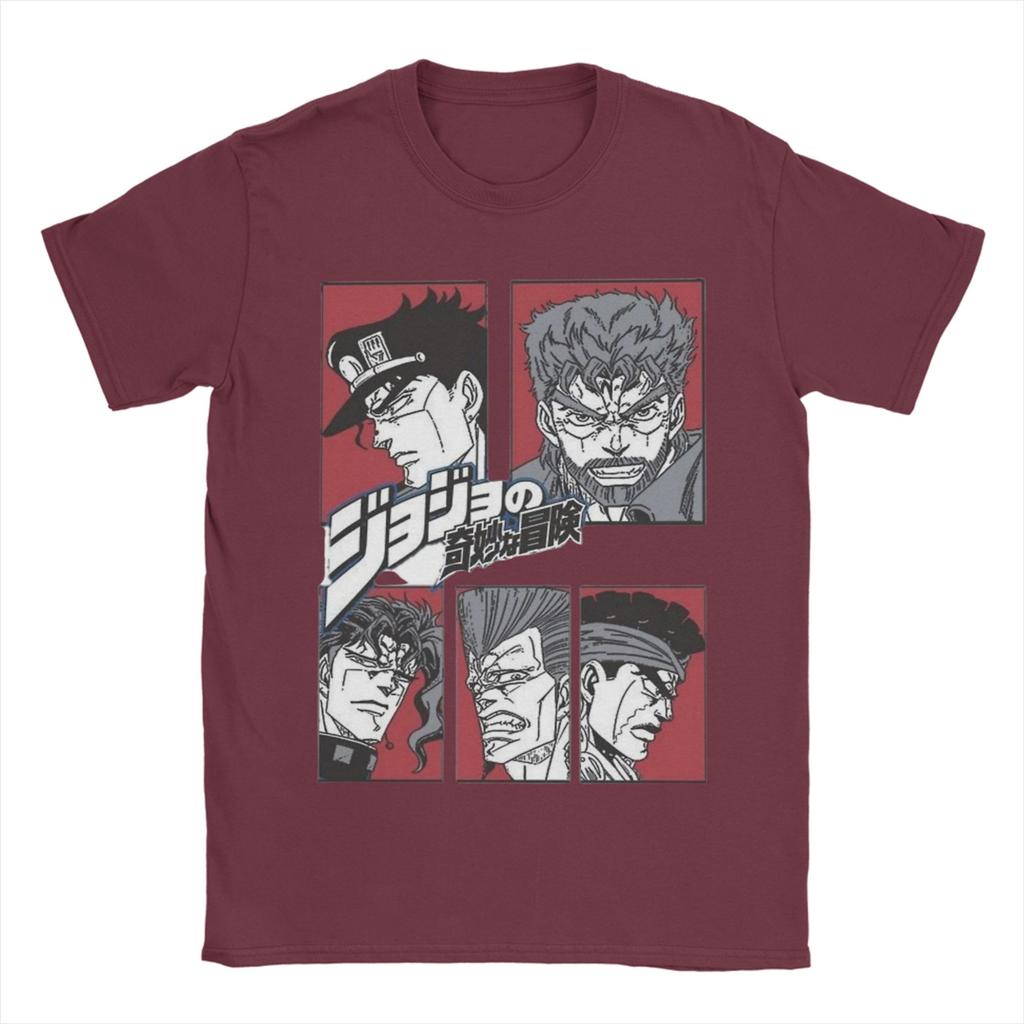 Крутая футболка Chrono Pulse Fighters JoJos Bizarre Adventure для унисекс, с круглым вырезом, хлопковая, с коротким рукавом, одежда