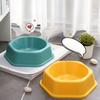 New Hexagonal Plastic Pet Bowl Universal Feeding Bowl for Dogs and Cats Cat Food Bowl, Water Bowl Anti-knock Over Dog Bowl