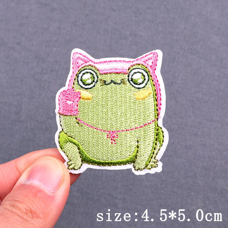 Cartoon Animal Patch Iron On Patches For Clothing Thermoadhesive Patches On Clothes Hip Hop Embroidery Patch For Clothes Badges