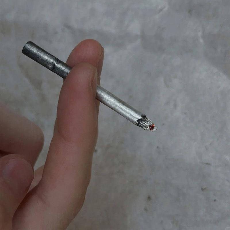 Панк Персонализированный Кулон-Шарм Ожерелье Для Мужчин Женщин Одинокие Зажженные Сигареты Ожерелье Хип-Хоп Ювелирные Аксессуары