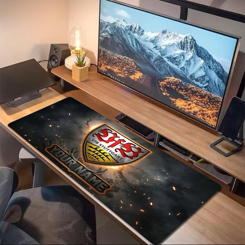 VfB Stuttgart Print  Cushion Non-slip Laptop Tablet Big Mousepad XXL Mat Mini PC Playmat With Lock edge