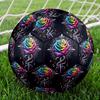 1pc Rainbow Rose Cross Size 5 Soccer Ball Professional Match Training Football Indoor &Outdoor Sports Ball Lightweight Durable m6519