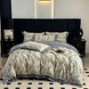 Retro Linen Cotton Brushed Double Bedding Set