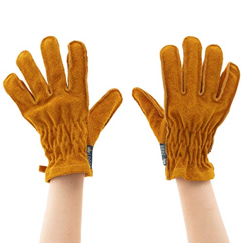 [LOGOS] BBQ Heat-Resistant Leather Gloves M 81090922 (Approx.) 23cm Camping Outdoor BBQ