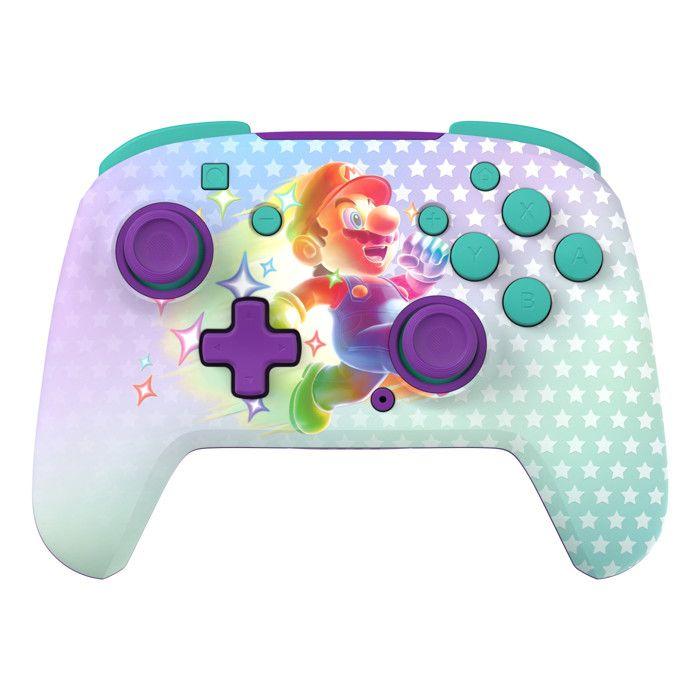 Manette sans fil - TURTLE BEACH - Rematch Invincible Mario - Phosphorescente - Batterie rechargeable - Compatible Nintendo Switch