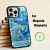 F-Frutiger Aero Aqua N-Nostalgia Чехол для телефона для iPhone17,16,15,14,13,12,11 Plus, Для чехла с магнитной беспроводной зарядкой