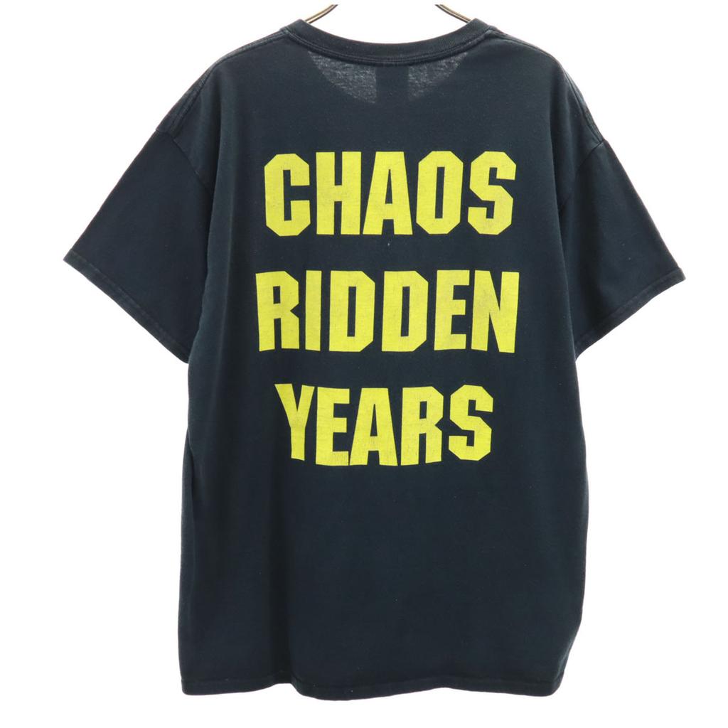 Gildan Детская футболка Bottom Band Футболка с коротким рукавом L черный Мужская Б/у