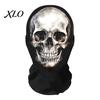 Creative Niche Party Supplies Skull Print Halloween Balaclava, Breathable Mesh Full Face Mask with 3D Printed Print, UV Protection Funny Headwear for