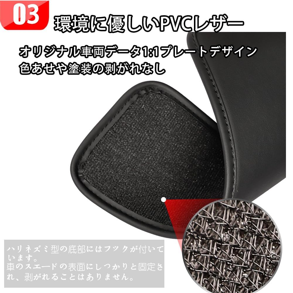 Seat Back Pads for the Jimny Nomad PVC and Interior Accessories Anti-Kick 5-Door JC74, Eco-Friendly Material, Scratch-Resistant Abrasion-Resistant,