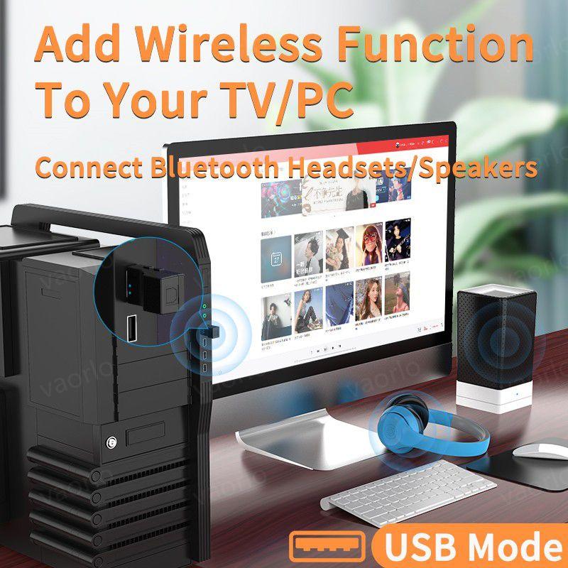 USB Optical Bluetooth Audio Transmitter Dual Stream Multipoint Hifi Stereo Low Latency Wireless Adapter For TV PC PS Series XBox