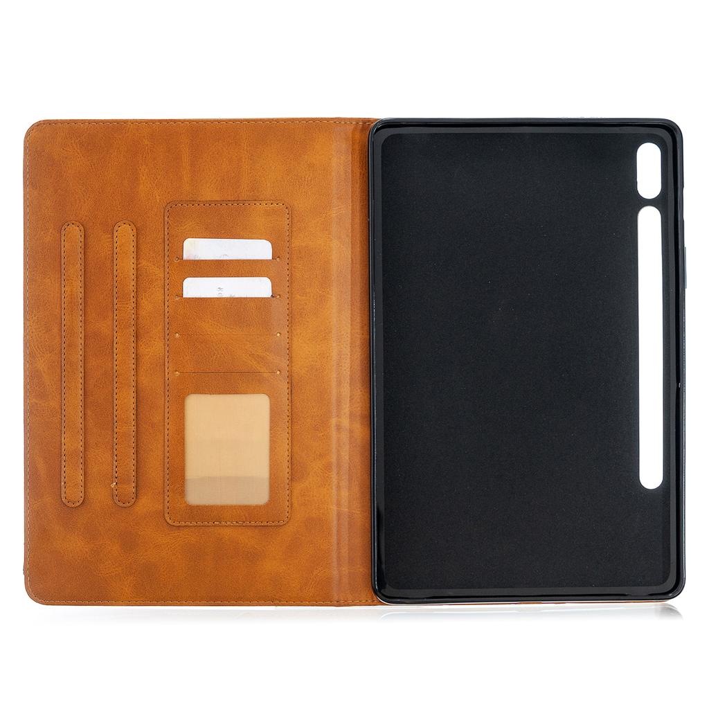 Чехол для Samsung Galaxy Tab S7/S8 11 дюймов (Выпуск 2020/2022)(SM-X700/X706/T870/T875/T876) Защитный чехол-книжка из искусственной кожи Business Premium Folio