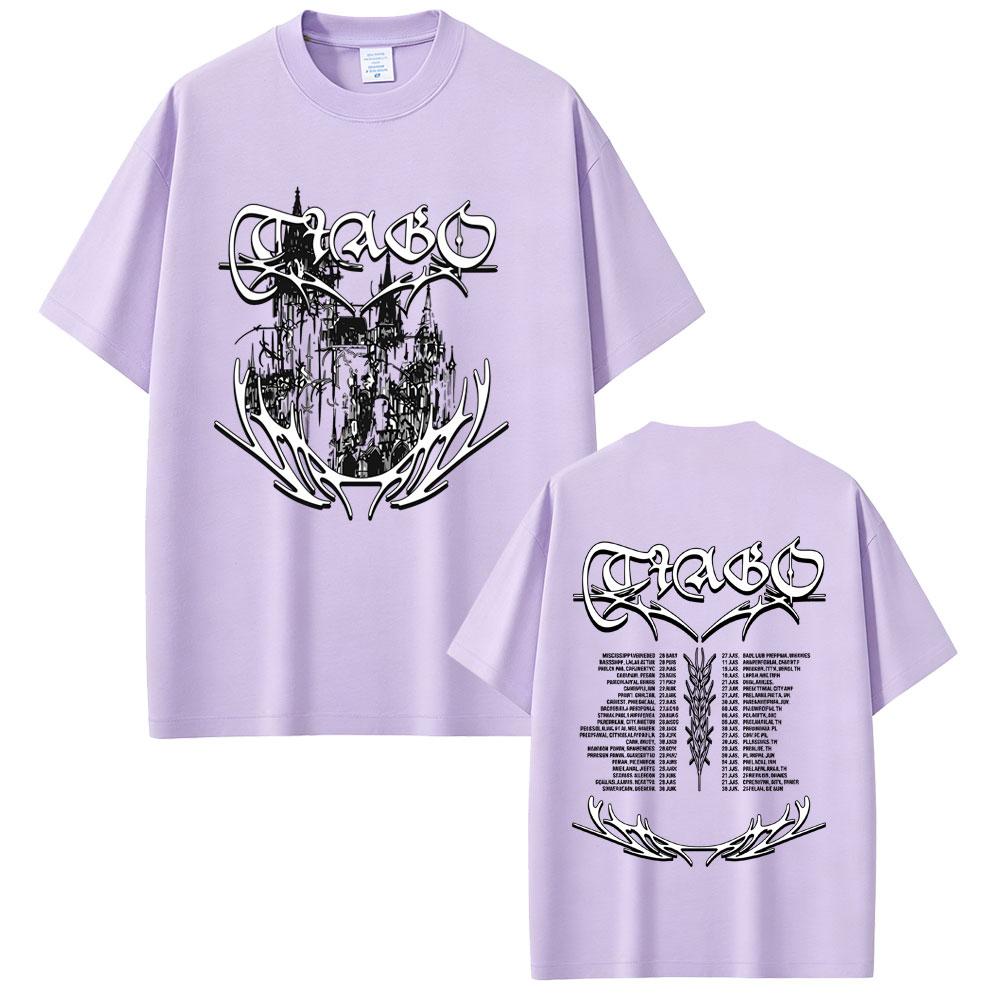 Rapper Tiago PZK Merch 2026 T Shirts Unisex Women Hip Hop Metal Rock Oversized Short Sleeve T-shirt Unisex's Fashion Casual T-shirts
