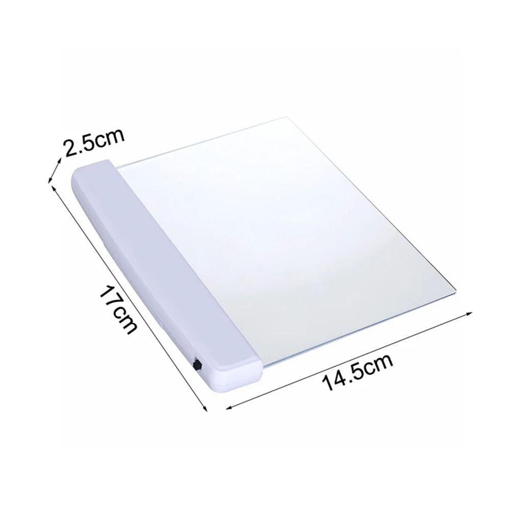 Portable Flat Panel LED Book Lamp Eye Protection High Brightness Reading Light Transparent Multipurpose Night Light Home
