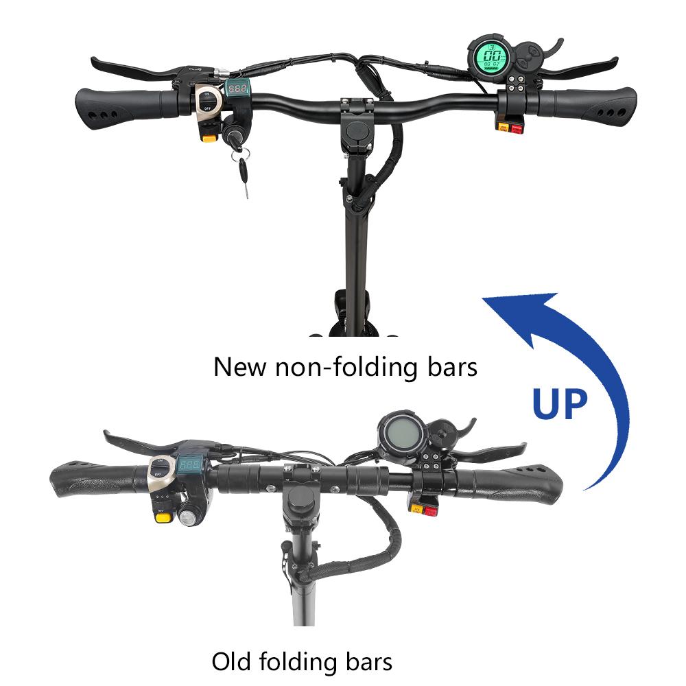 Halo Knight Электрический скутер T104, 10-дюймовые внедорожные шины, 1000 Вт*2 двигателя, аккумулятор 52 В 21 Ач, запас хода 45 км
