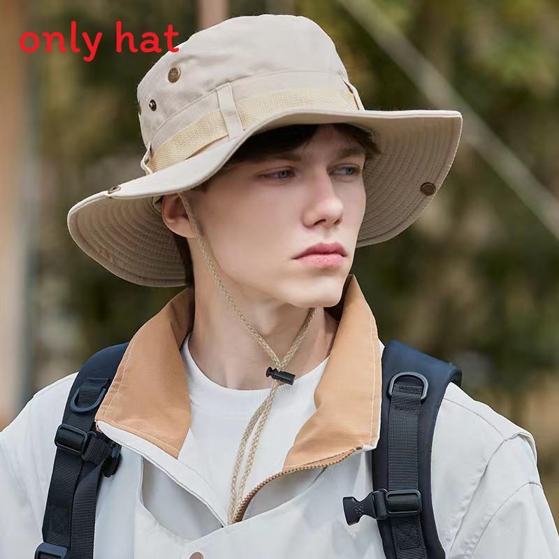 Outdoor Sun Hat For Camping With Breathable Cotton Fabric For Fishing And Hiking