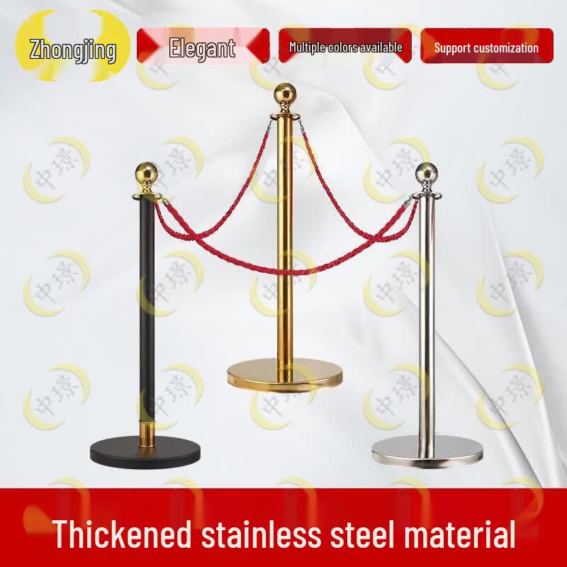 Black Gold Crowd Control Stanchion Post