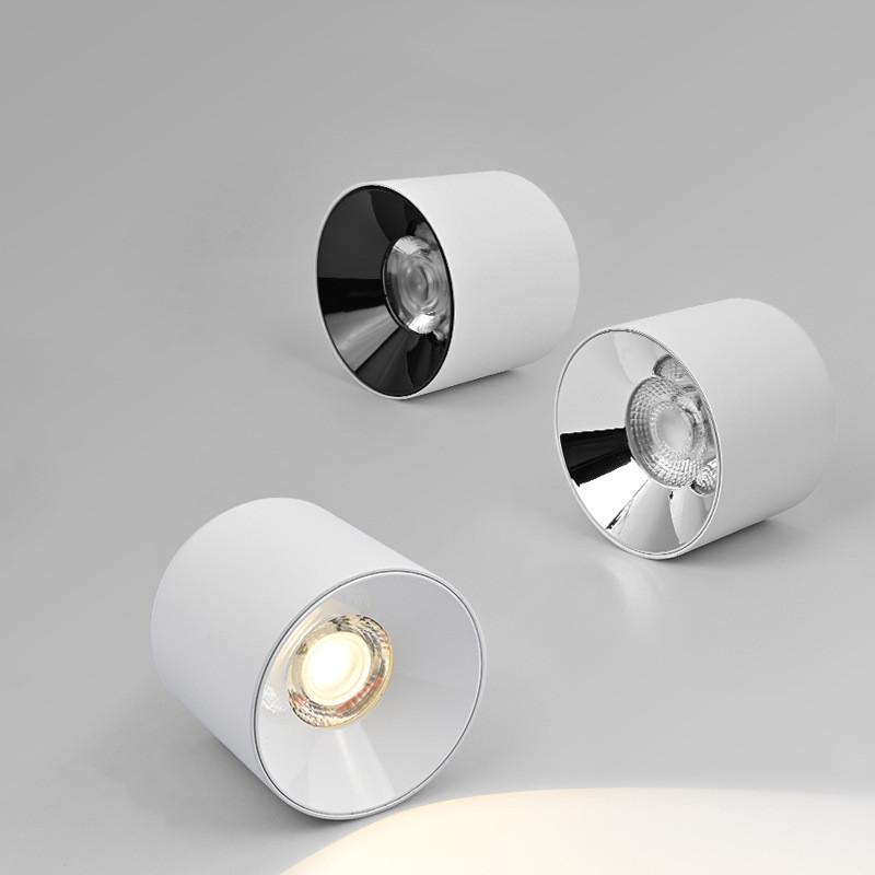 Круглый светодиодный потолочный светильник, потолочный светильник для гостиной, спальни, коридора, антибликовое освещение COB/SMD10W12W15W18W24W, бытовое освещение