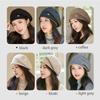Solid Color Beret Cap Winter Warm Warm Beret Hat Fashion Ladies Beanie Women