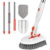 Floor Brush Bathroom Cleaning Brush Wash Floor Seam Bathtub Brush Bathroom Tile Sponge Scrubber