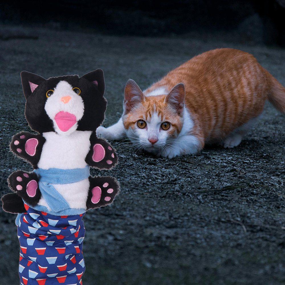 Sturdy Padding Cat Puppet Wrestler Interactive Animal Hand Glove Creative Cat Dolls  Pet Supplies
