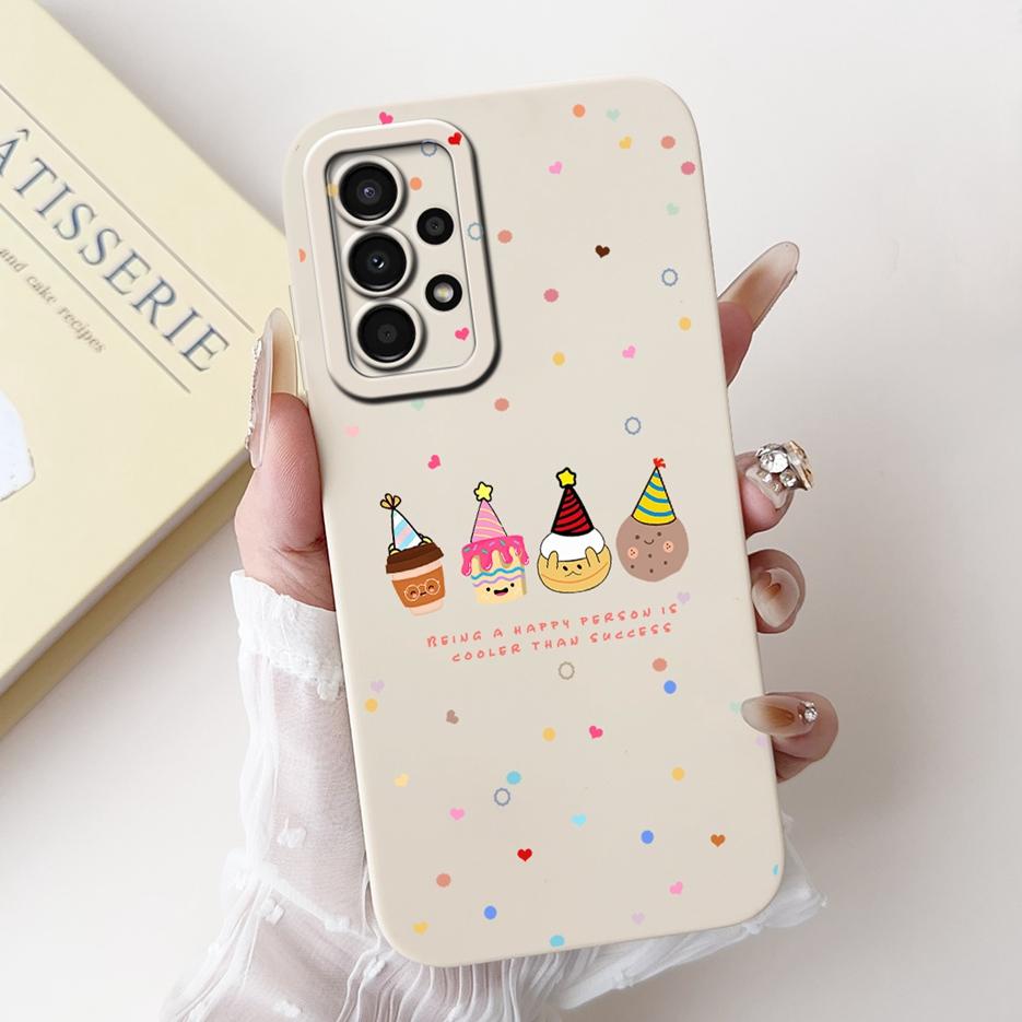 Чехол для Samsung Galaxy A13 4G A33 A53 A73 5G, милые животные, мультяшная обложка, мягкий ТПУ чехол для телефона, для Samsung A13 A 33 53 73 5G, корпус