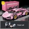 Конструктор ToylinX Technical Building Blocks Car Racing Sport Speed ​​Vehicle Model City Mechanical Super Bricks Puzzle Toys, подарок для взрослых.