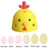 Силиконовая щетка для яиц в форме цыпленка, мягкая щетина, очиститель для яиц курицы, птицы, ручной очиститель для яиц, пятновыводитель, инструмент для мытья скруббера