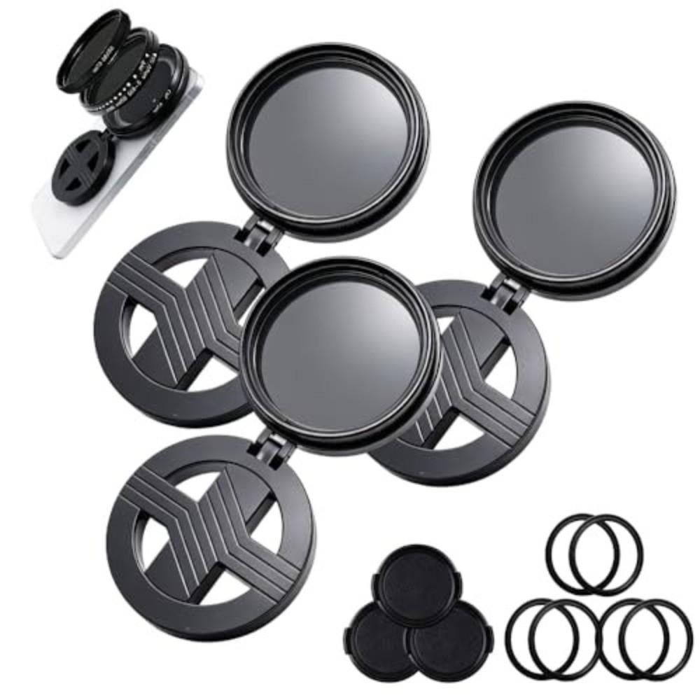 52mm 67mm Magnetic ND Filter Adjustable ND2-400 Phone ND Filter Kit Camera Lens Clip  For Vlog