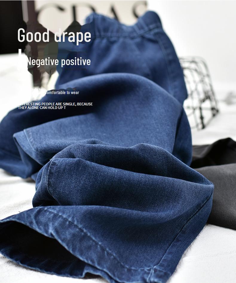 Женские джинсы Tencel Cotton Denim Wide-Leg - Коллекция Весна 2025