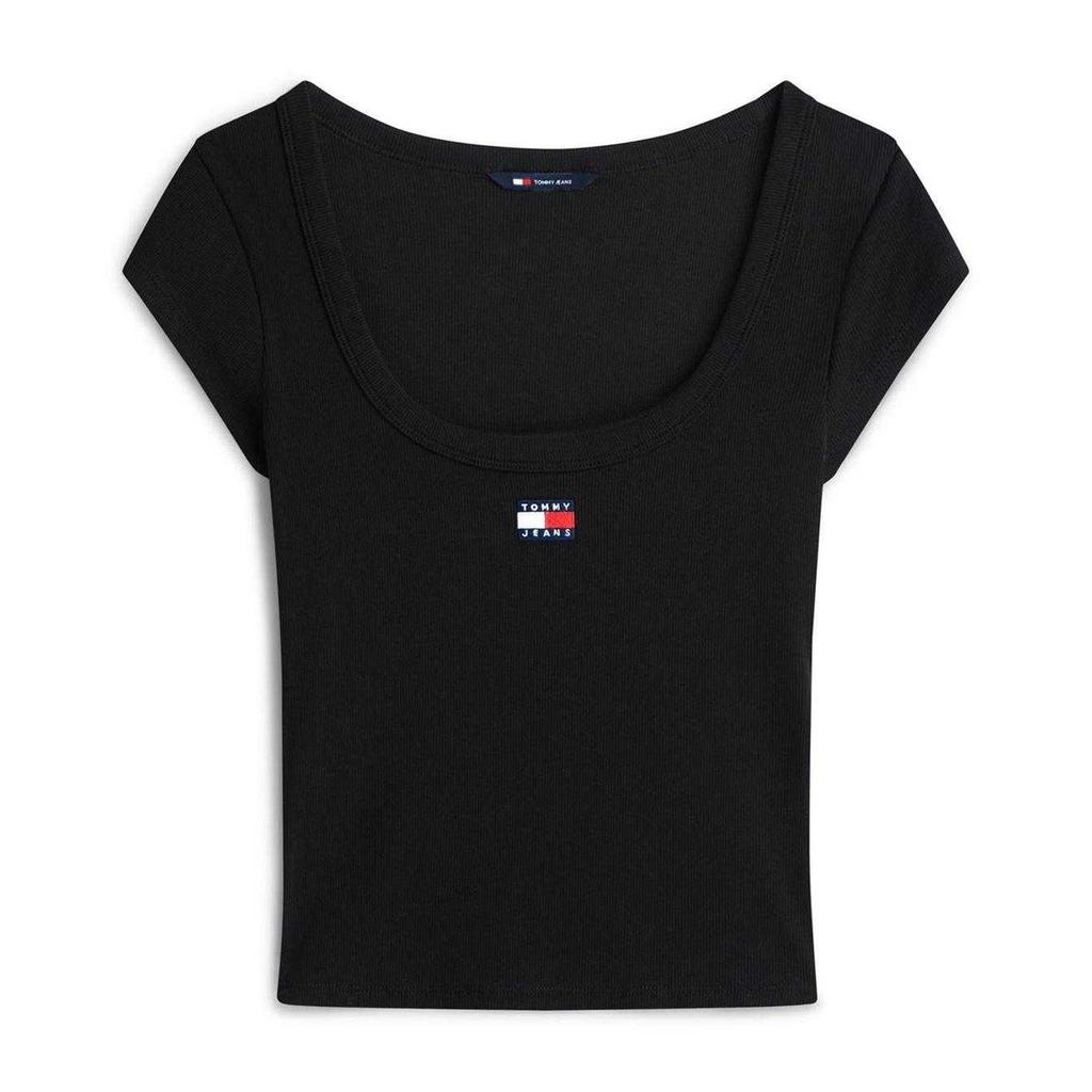 Tommy Jeans Womens/Ladies Embroidered Logo Slim T-Shirt