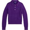 Polo Mini Cable Knit Long Sleeve Sweater Kids Sweater CWPOSWEG6820574