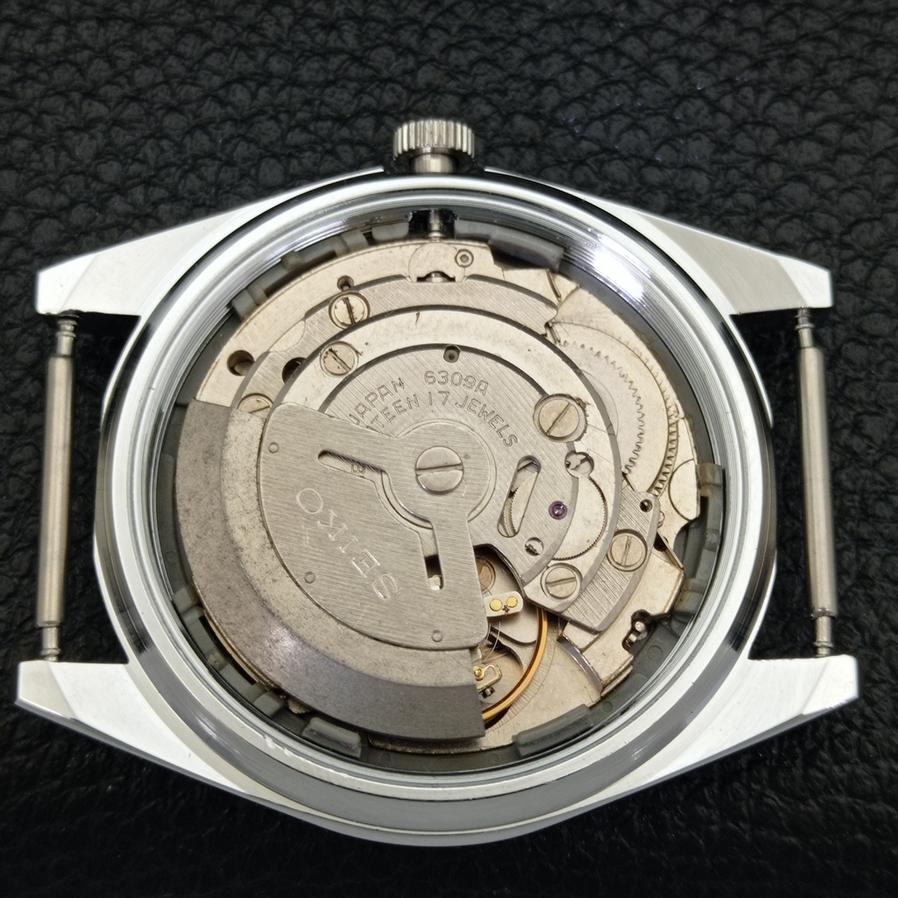 ВОССТАНОВЛЕННЫЕ ВИНТАЖНЫЕ ЧАСЫ SEIKO 5 АВТОМАТИЧЕСКИЕ 6309A ЯПОНИЯ МУЖСКИЕ АРАБСКИЕ ЧАСЫ a318850-9