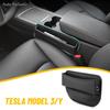 Органайзер для автомобильного сиденья, искусственная кожа, автоконсоль, боковой карман, щелевая коробка для хранения сиденья для Tesla Model 3/Y, интерьер