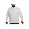 Nike Solid Color Logo Print Crewneck Sweatshirt Men Tops Gray DR5291-077