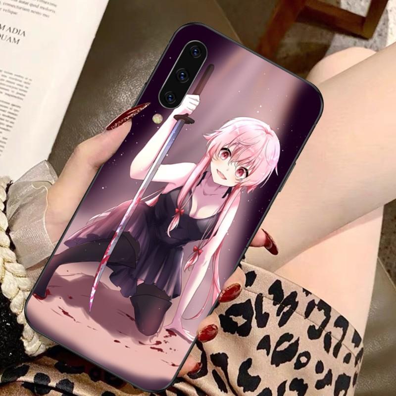 Чехол для телефона «Дневник будущего» Mirai Nikki для Samsung A91 A81 A73 A72 A71 A30S A20 A12 A13 A52 A53 4G 5G, мягкий черный чехол для телефона