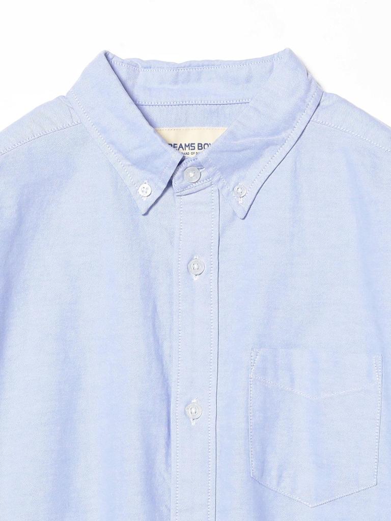 Beams Boy Women's Oxford BD Dress, Long Sleeve, SAX, One Size